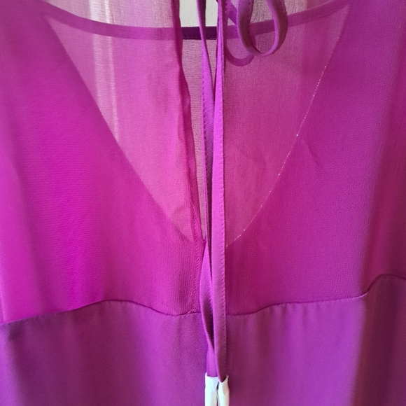 NWT WHITE HOUSE BLACK MARKET SIZE LARGE  BLOUSE - Picture 4 of 5